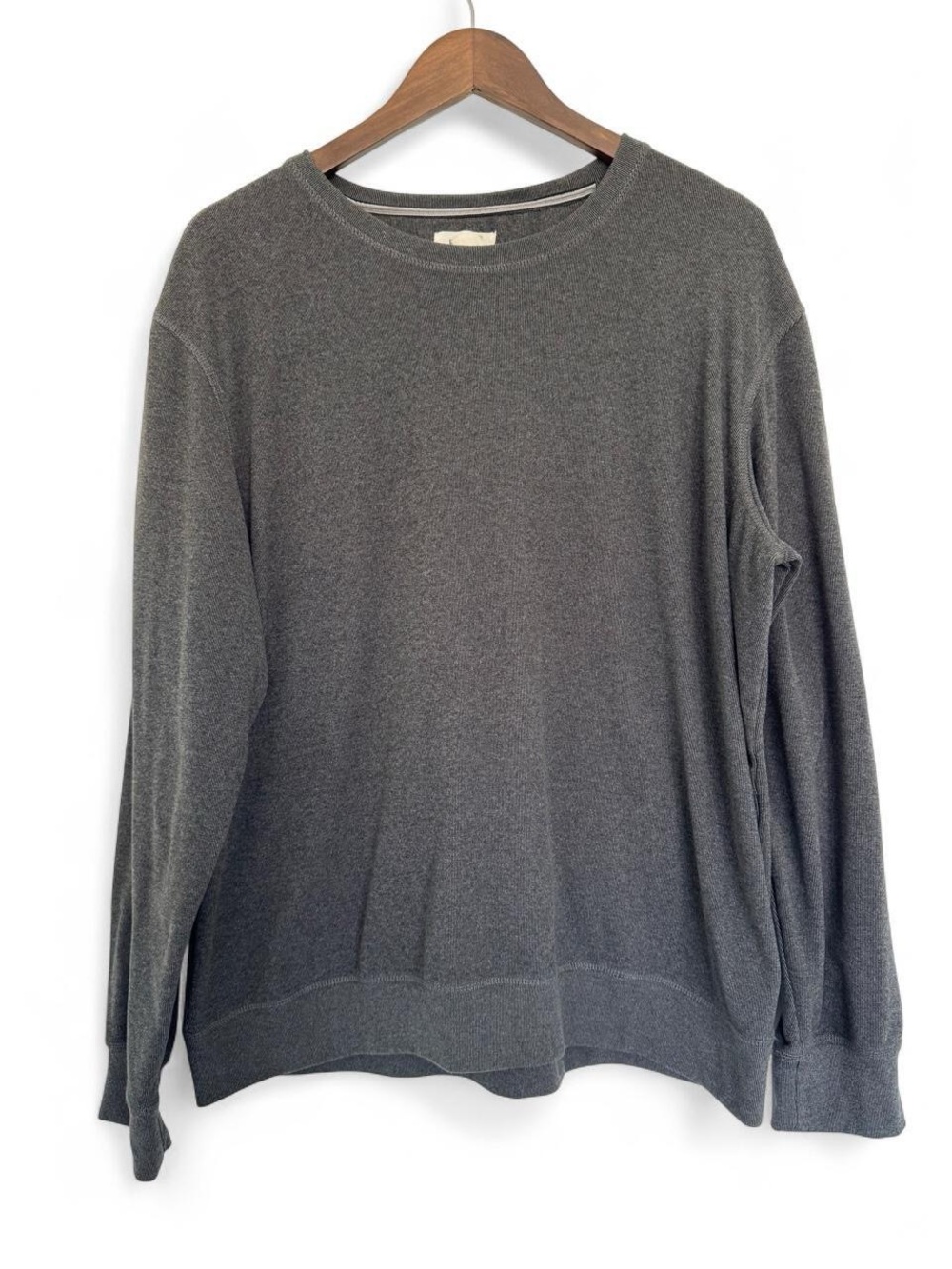 NWOT Gray Boston Traders Crewneck Pullover Sweatshirt XL Staple Basic Minimalist